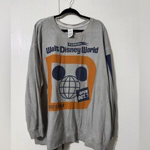 Walt Disney World Gray Sweatshirt  2XL Retro